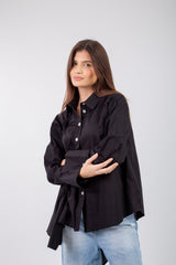 Cluster Side Shirt _ Black