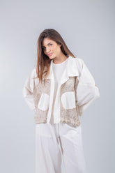 Reversible Cardigan - Beige