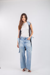 Denim Pocket Cardigan