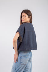 Denim vest