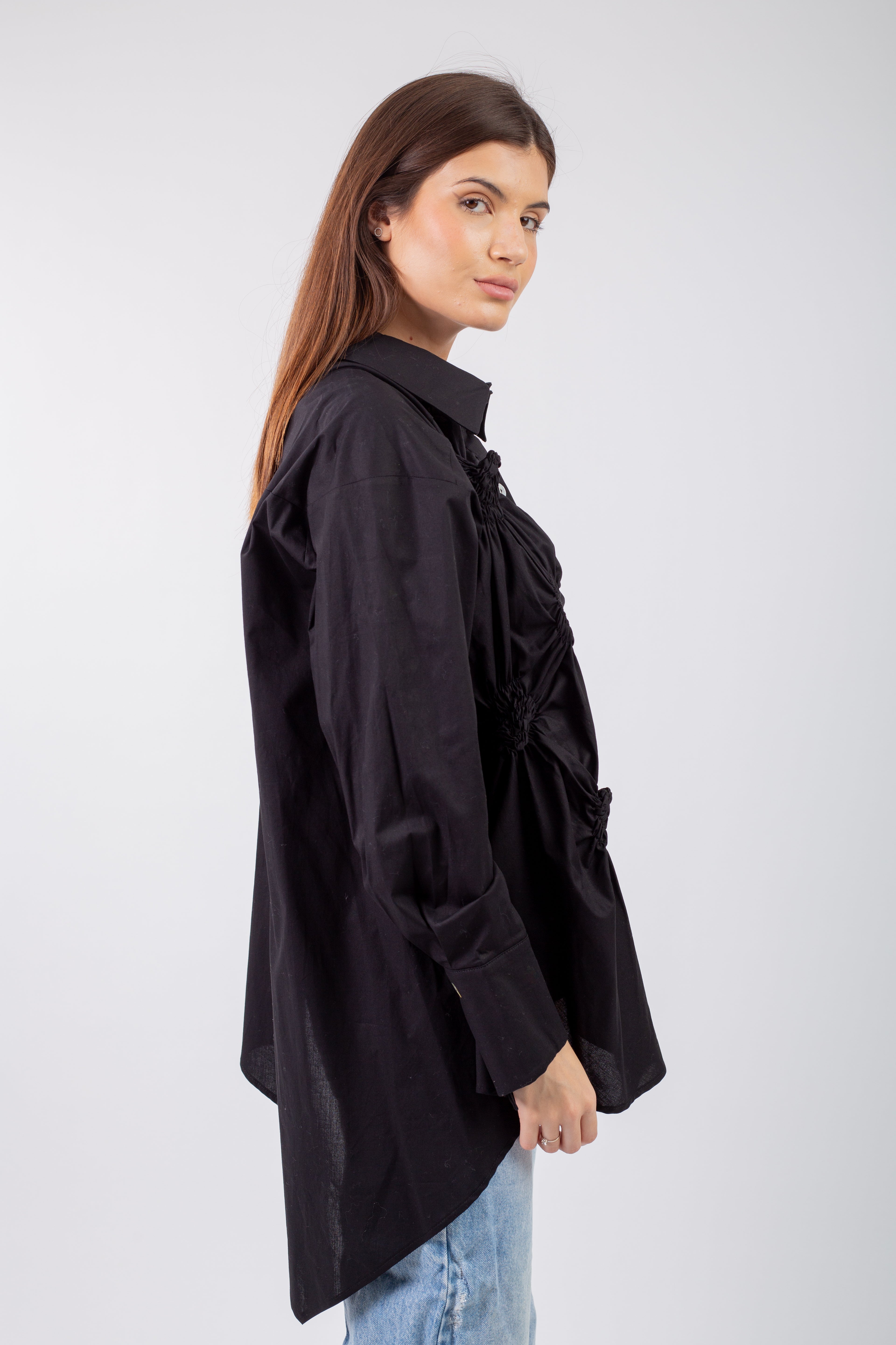 Cluster Side Shirt _ Black