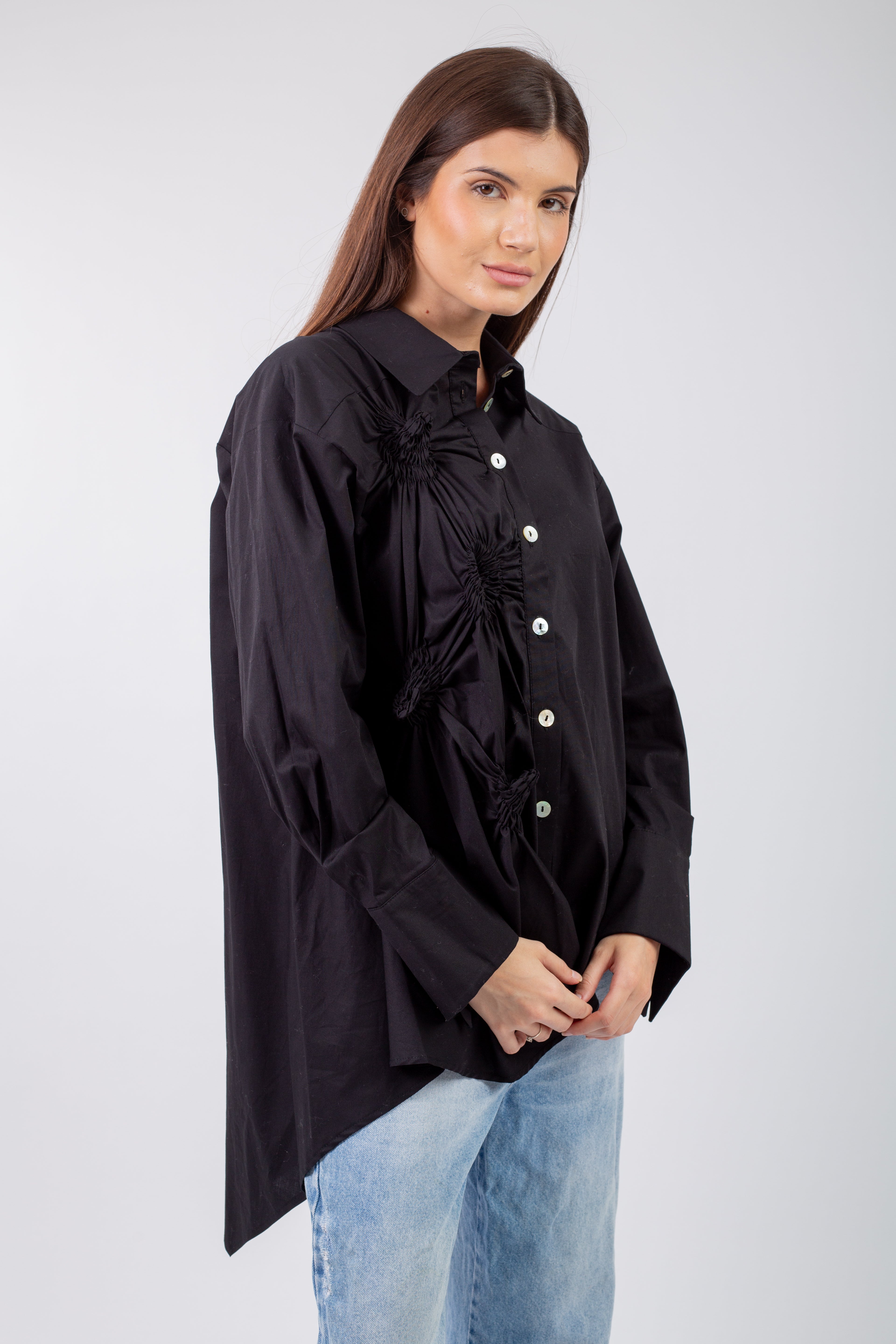Cluster Side Shirt _ Black