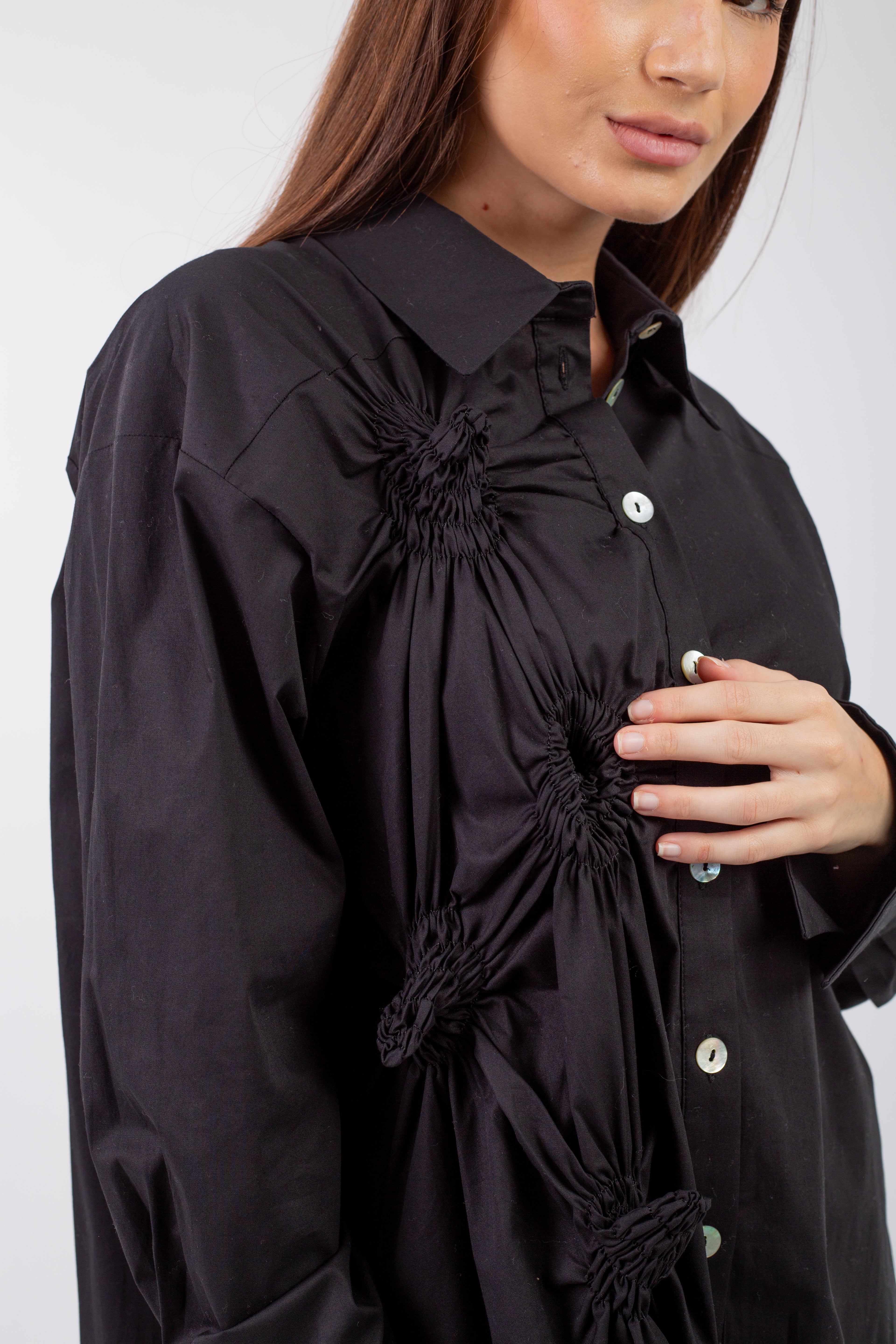 Cluster Side Shirt _ Black