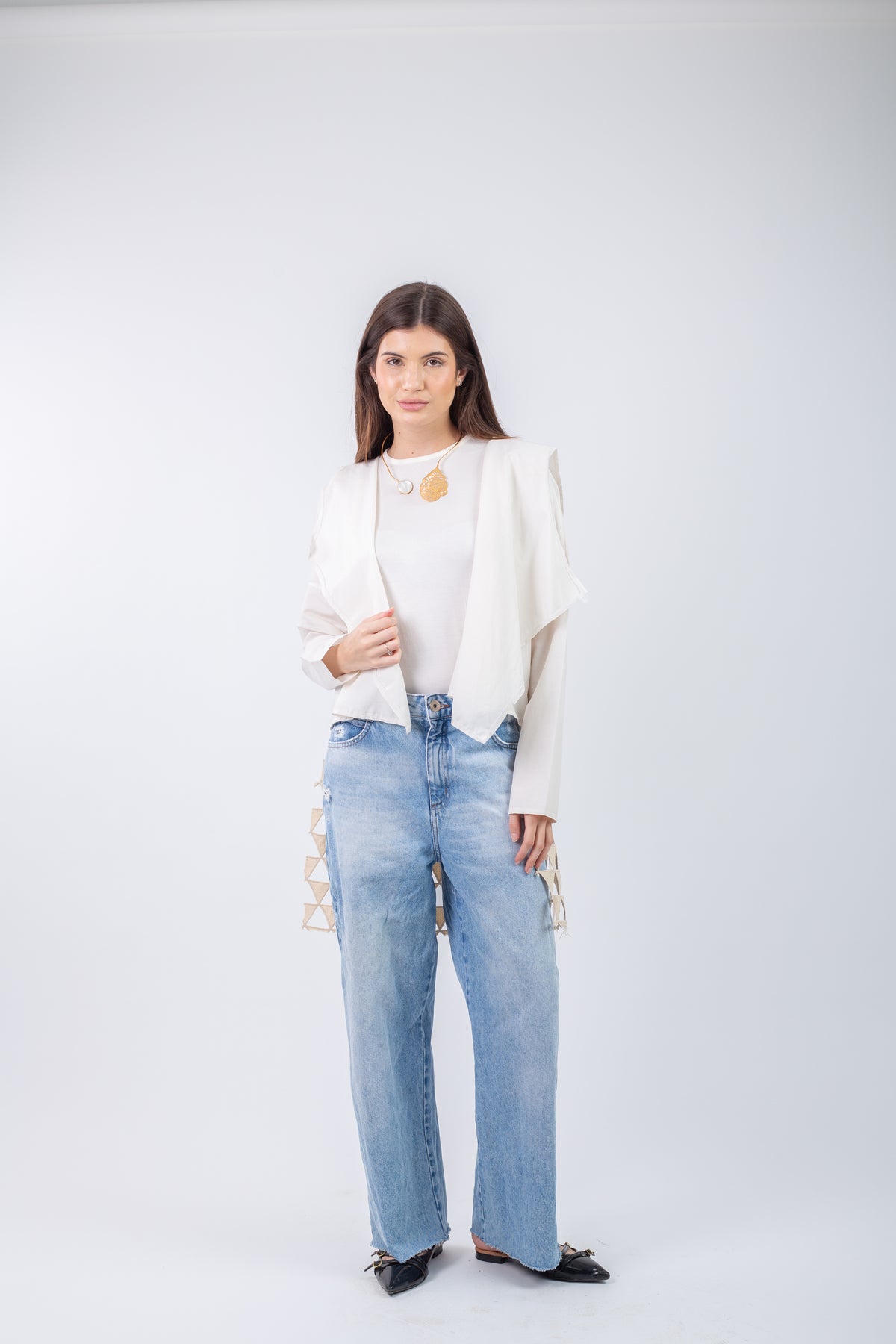 BackNet Cardigan - Beige