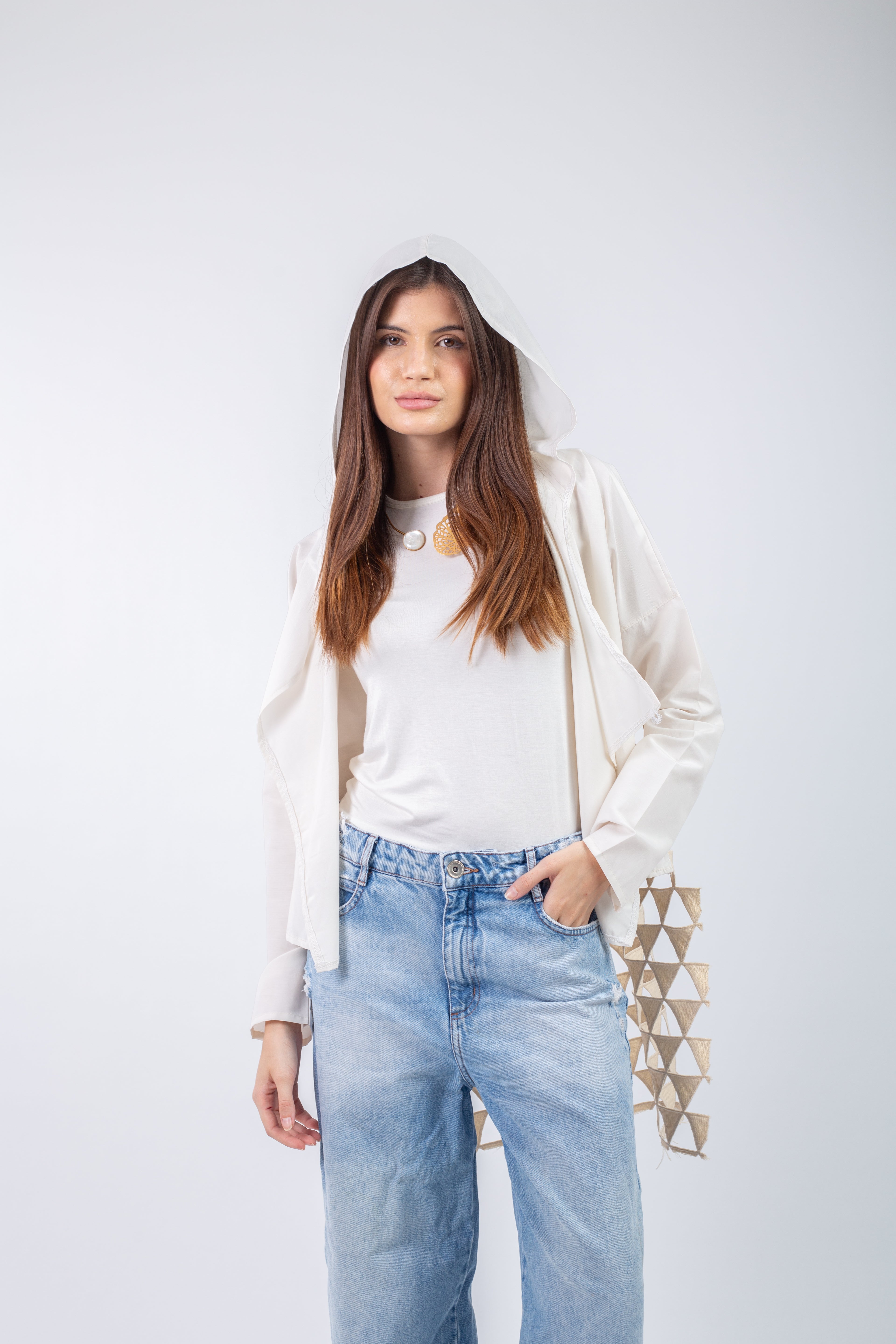 BackNet Cardigan - Beige