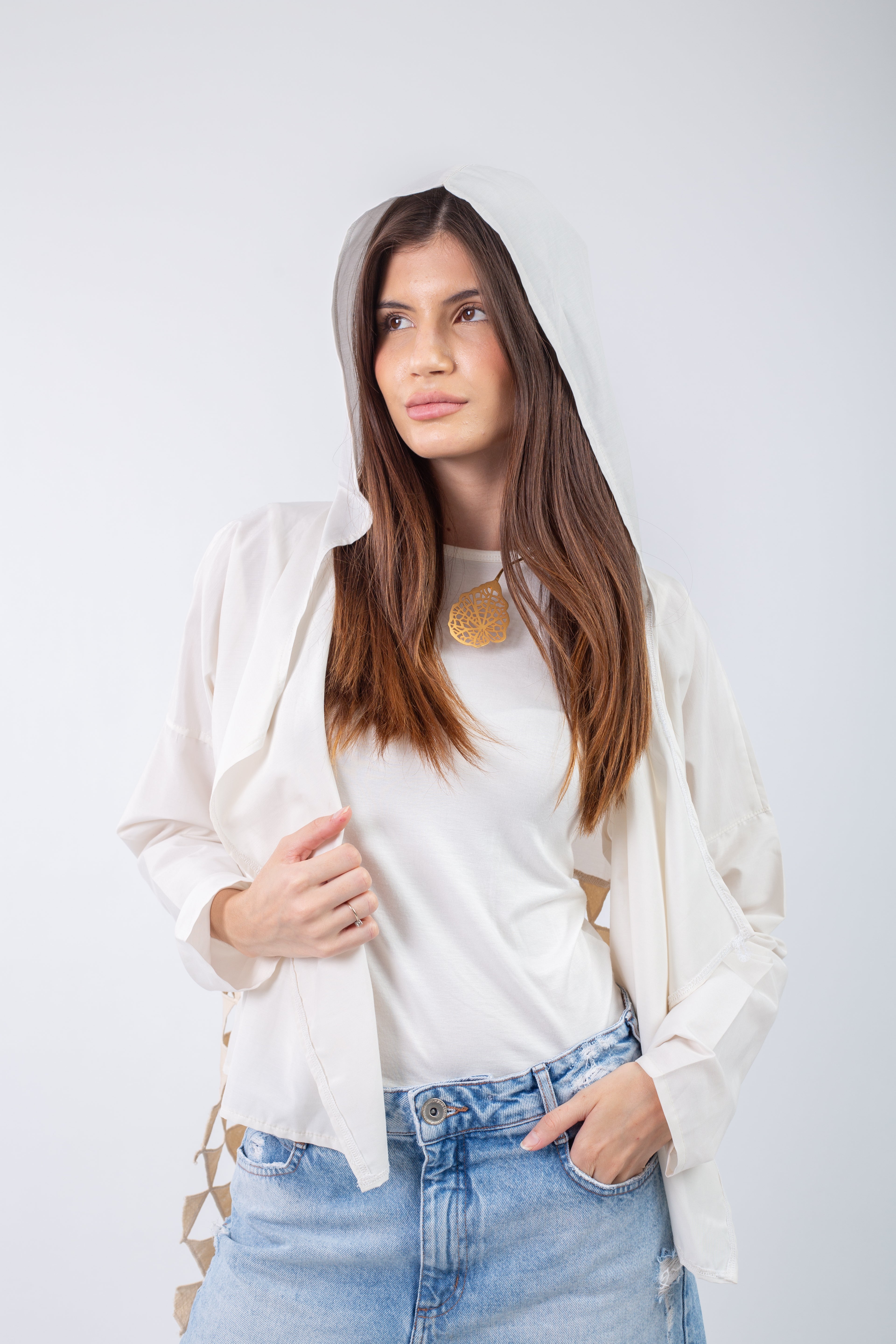 BackNet Cardigan - Beige