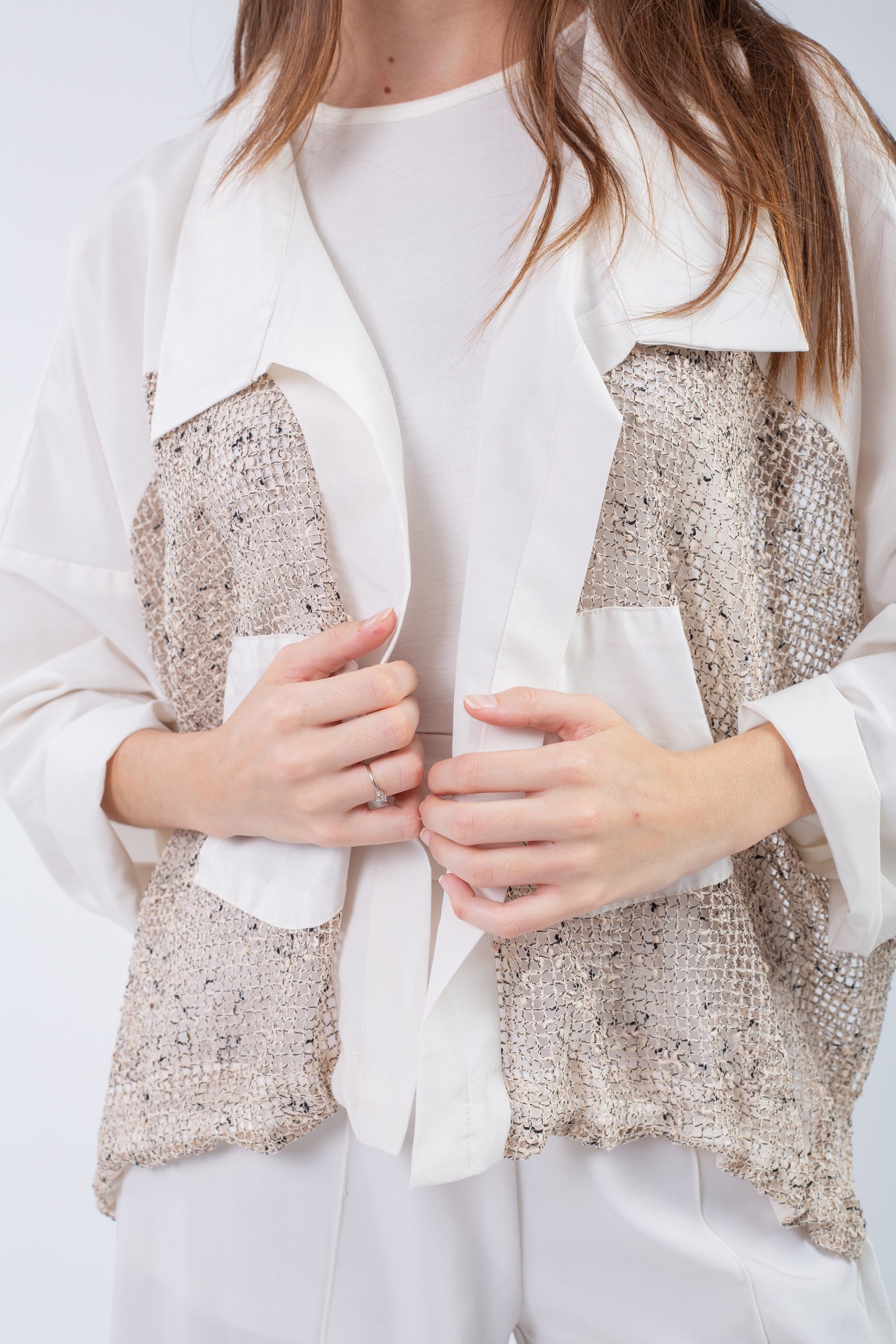 Reversible Cardigan - Beige