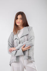 Reversible Cardigan - Grey