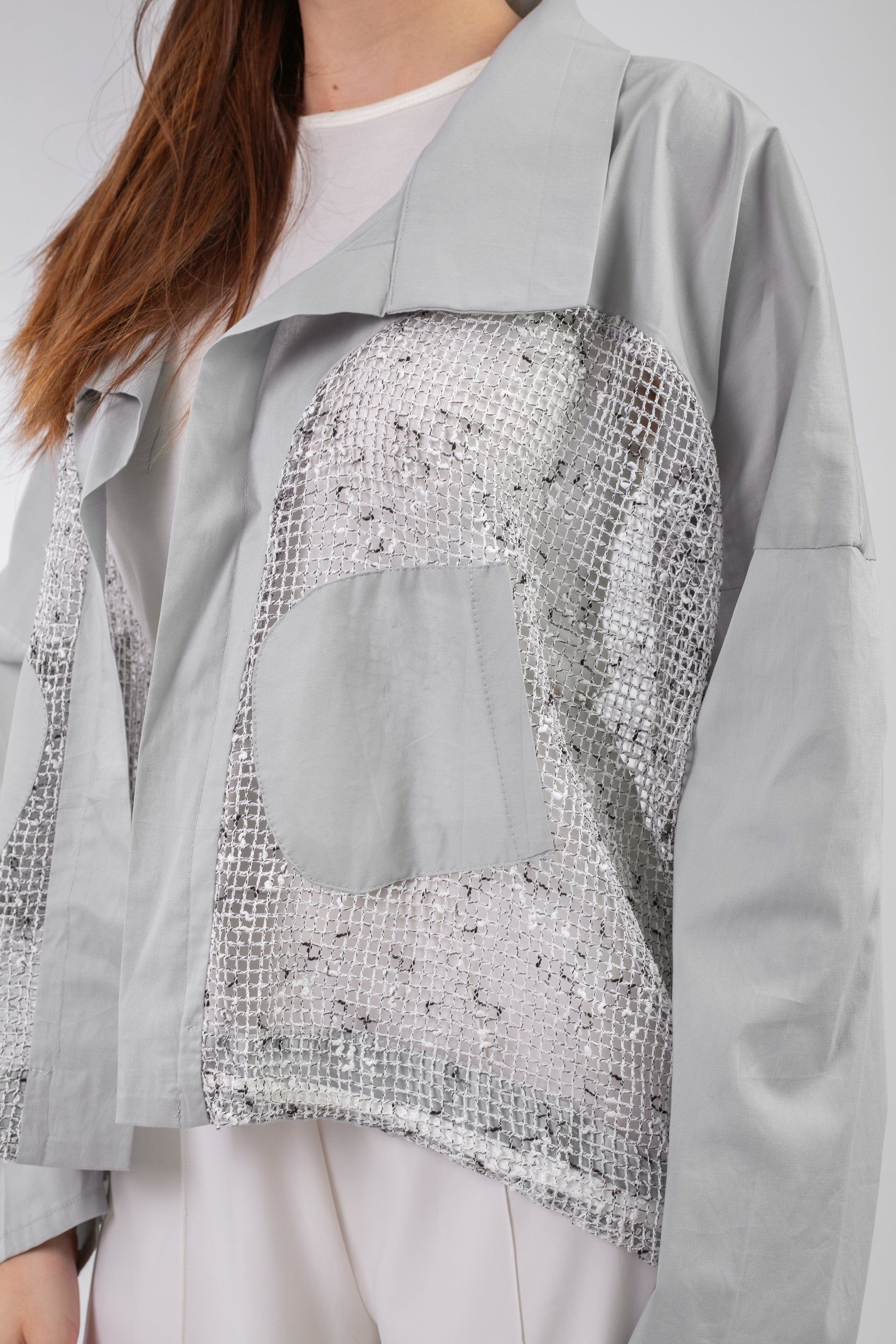 Reversible Cardigan - Grey