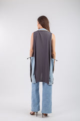 Denim Pocket Cardigan